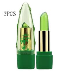 image-Aloe Vera Gel Color Changing Lipstick Gloss Moisturizer Anti-drying Desalination Fine-grain Lip Blam Care