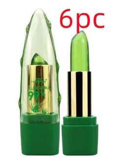 image-Aloe Vera Gel Color Changing Lipstick Gloss Moisturizer Anti-drying Desalination Fine-grain Lip Blam Care