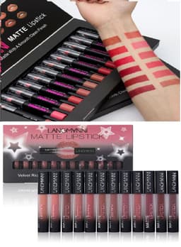 image-Matte Lipstick Waterproof Long-lasting Velvet Lipstick Set