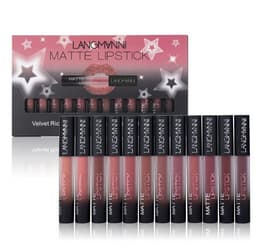 image-Matte Lipstick Waterproof Long-lasting Velvet Lipstick Set
