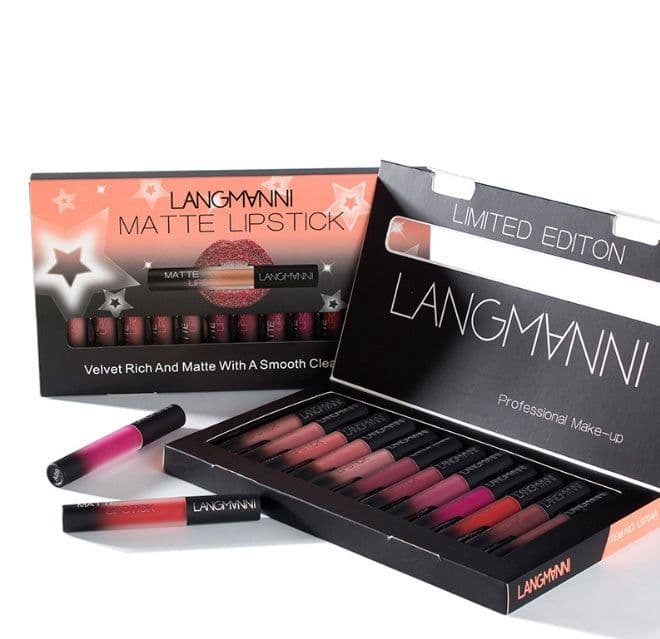 image-Matte Lipstick Waterproof Long-lasting Velvet Lipstick Set