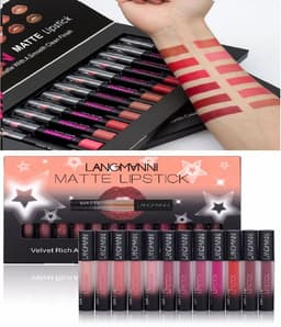 image-Matte Lipstick Waterproof Long-lasting Velvet Lipstick Set