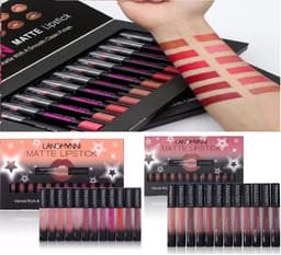 image-Matte Lipstick Waterproof Long-lasting Velvet Lipstick Set