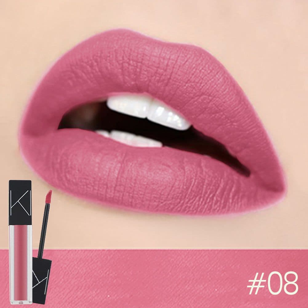image-KIMUSE Makeup Matte Smooth Lipstick Liquid Lipstick Matte Waterproof Lips Makeup Cosmetic Long Lasting Matte Lipstick Makeup