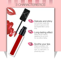 image-KIMUSE Makeup Matte Smooth Lipstick Liquid Lipstick Matte Waterproof Lips Makeup Cosmetic Long Lasting Matte Lipstick Makeup