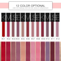 image-KIMUSE Makeup Matte Smooth Lipstick Liquid Lipstick Matte Waterproof Lips Makeup Cosmetic Long Lasting Matte Lipstick Makeup