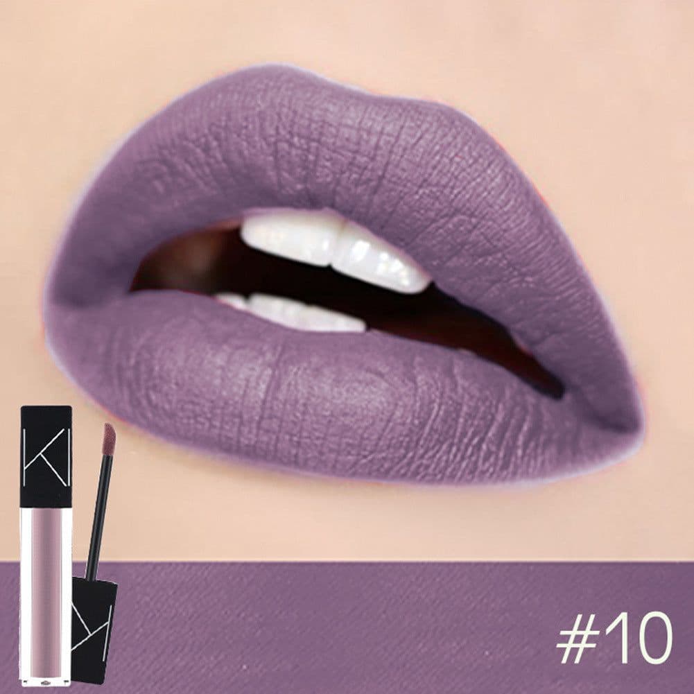 image-KIMUSE Makeup Matte Smooth Lipstick Liquid Lipstick Matte Waterproof Lips Makeup Cosmetic Long Lasting Matte Lipstick Makeup