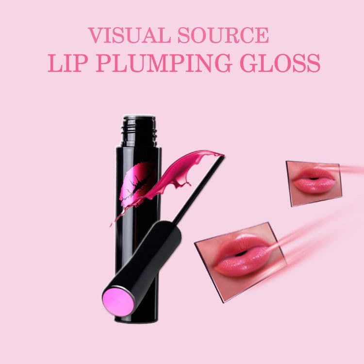 image-Lip Plumping Gloss Moisturizer Lip Skin Care Essence Anti Aging Anti-Wrinkle Lip Plumper Liquid Serum