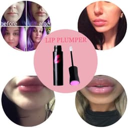 image-Lip Plumping Gloss Moisturizer Lip Skin Care Essence Anti Aging Anti-Wrinkle Lip Plumper Liquid Serum