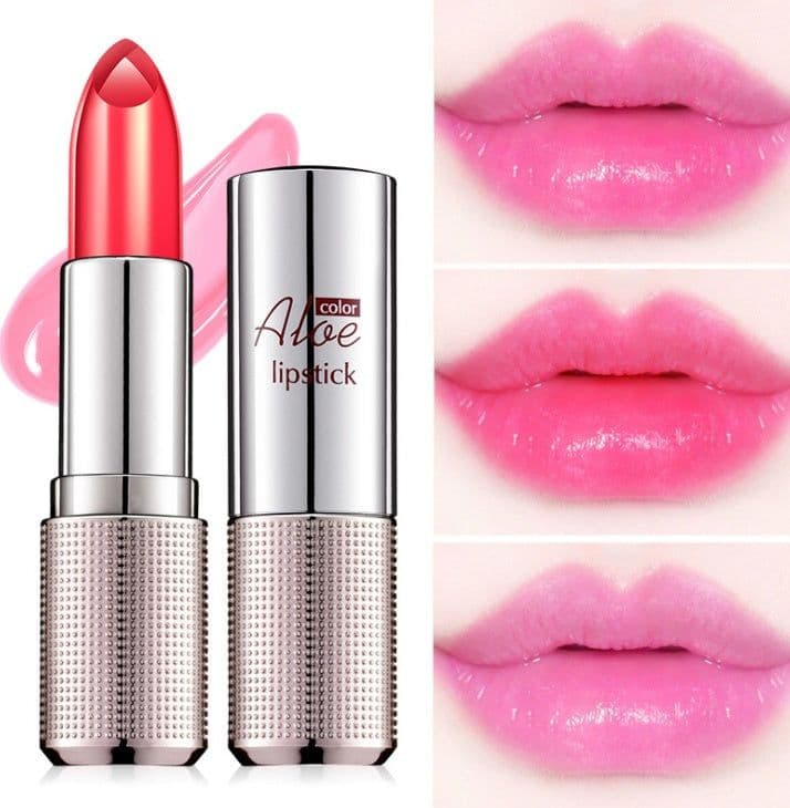 image-Aloe Vera crystal, aloe vera gel, aloe gel, color change lipstick, not easy to fade, not easy to touch cup