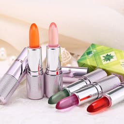 image-Aloe Vera crystal, aloe vera gel, aloe gel, color change lipstick, not easy to fade, not easy to touch cup