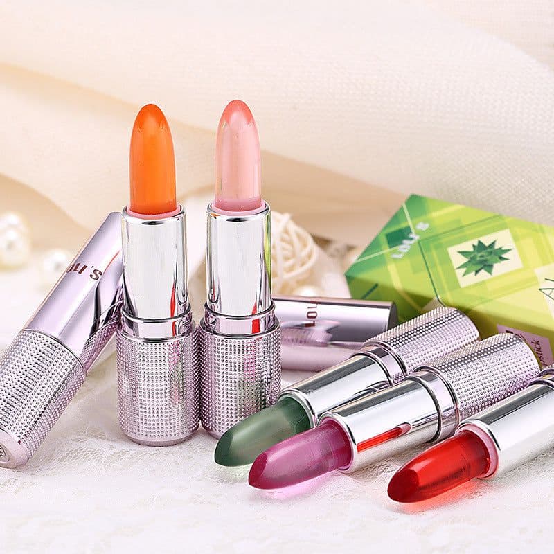 image-Aloe Vera crystal, aloe vera gel, aloe gel, color change lipstick, not easy to fade, not easy to touch cup