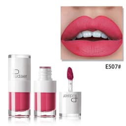 image-Lipstick 16 color white bottle matte lip gloss lasting moisturizing