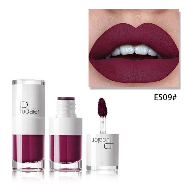 image-Lipstick 16 color white bottle matte lip gloss lasting moisturizing