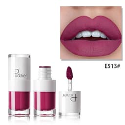 image-Lipstick 16 color white bottle matte lip gloss lasting moisturizing