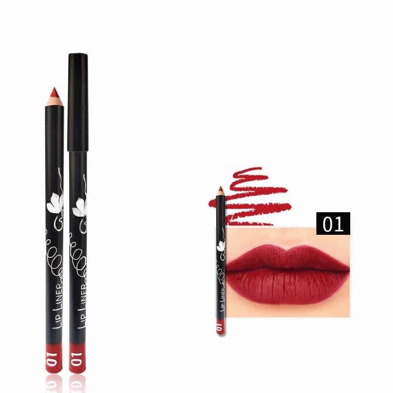 image-No color makeup matte lip line
