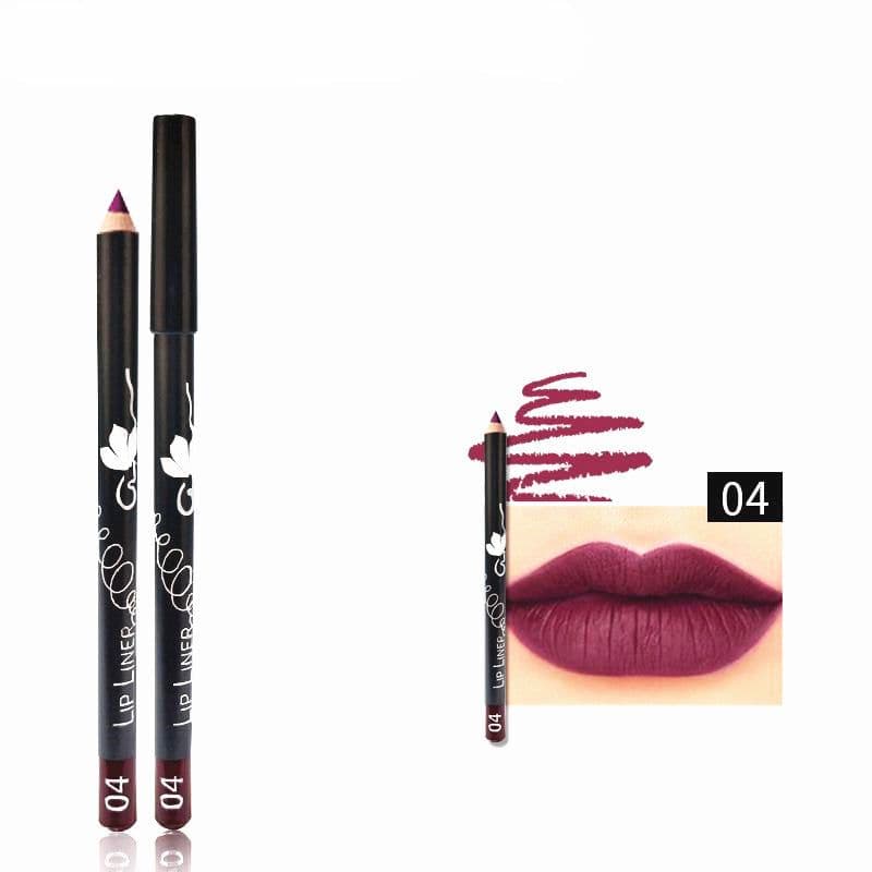 image-No color makeup matte lip line