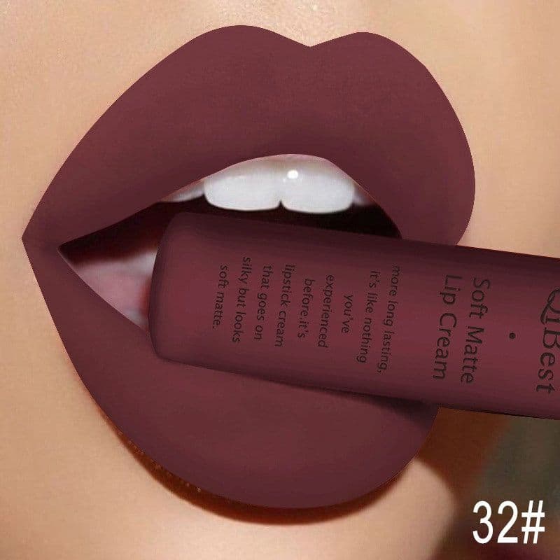 image-Qibest makeup brand matte lipstick