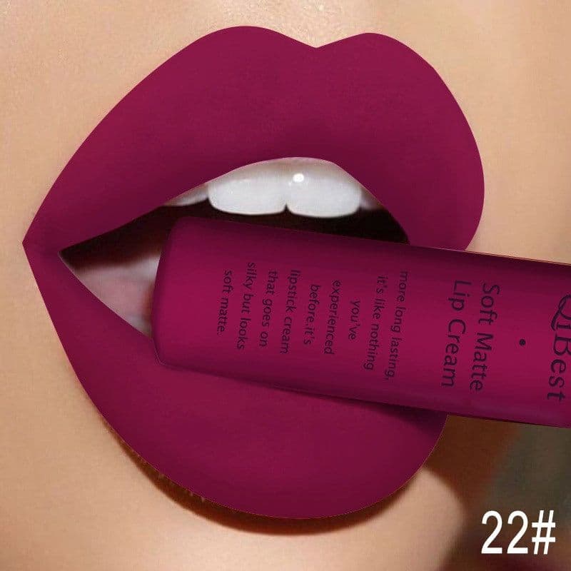 image-Qibest makeup brand matte lipstick