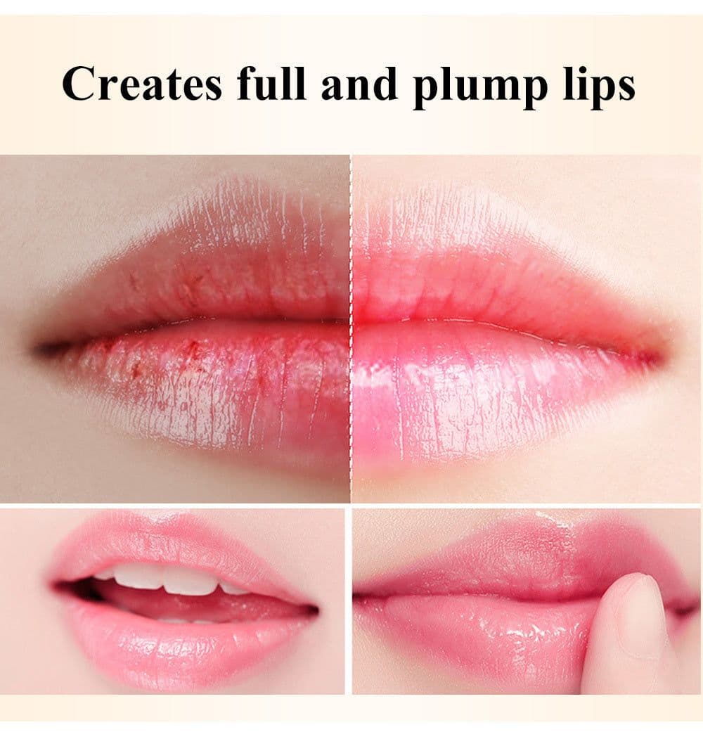 image-Hyaluronic Acid Long-lasting Nourishing Lip Balm Lip Plumper Moisturizing Reduce Fine Lines Relieve Dryness Lip Care