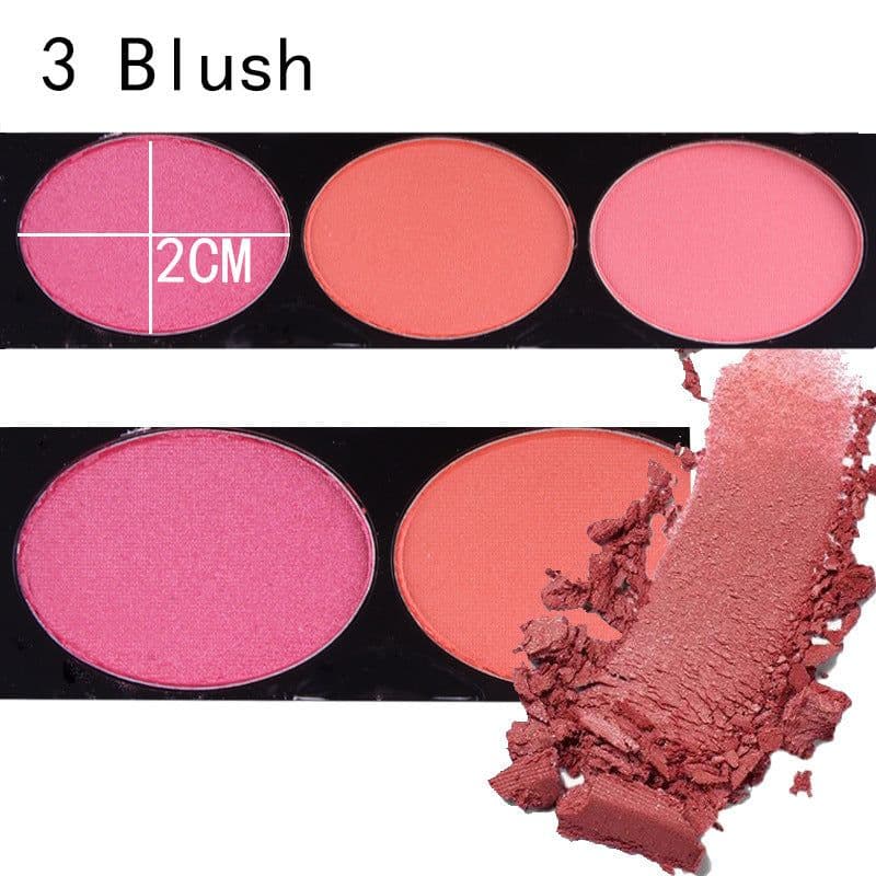 image-MISS ROSE 144 color 3 color 3 Color Eyeshadow blush eyebrow makeup makeup makeup kit special wholesale