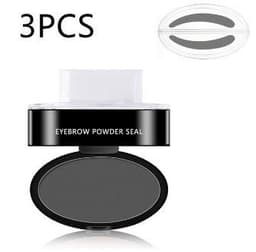 image-Eyebrow Powder Stamp Tint Stencil Kit Cosmetics Professional Makeup Waterproof Eye Brow Stamp Lift Eyebrow Enhancers Stencil Kit