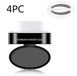 image-Eyebrow Powder Stamp Tint Stencil Kit Cosmetics Professional Makeup Waterproof Eye Brow Stamp Lift Eyebrow Enhancers Stencil Kit