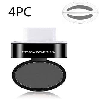 image-Eyebrow Powder Stamp Tint Stencil Kit Cosmetics Professional Makeup Waterproof Eye Brow Stamp Lift Eyebrow Enhancers Stencil Kit