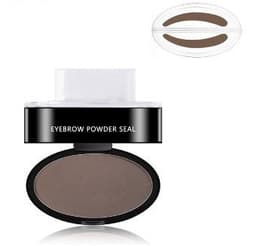 image-Eyebrow Powder Stamp Tint Stencil Kit Cosmetics Professional Makeup Waterproof Eye Brow Stamp Lift Eyebrow Enhancers Stencil Kit
