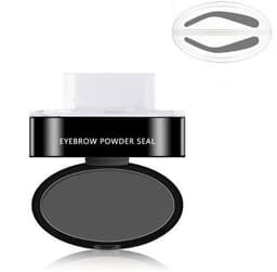 image-Eyebrow Powder Stamp Tint Stencil Kit Cosmetics Professional Makeup Waterproof Eye Brow Stamp Lift Eyebrow Enhancers Stencil Kit