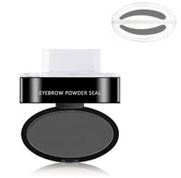 image-Eyebrow Powder Stamp Tint Stencil Kit Cosmetics Professional Makeup Waterproof Eye Brow Stamp Lift Eyebrow Enhancers Stencil Kit