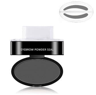 image-Eyebrow Powder Stamp Tint Stencil Kit Cosmetics Professional Makeup Waterproof Eye Brow Stamp Lift Eyebrow Enhancers Stencil Kit