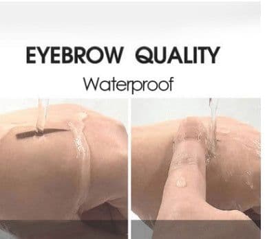 image-Eyebrow Powder Stamp Tint Stencil Kit Cosmetics Professional Makeup Waterproof Eye Brow Stamp Lift Eyebrow Enhancers Stencil Kit