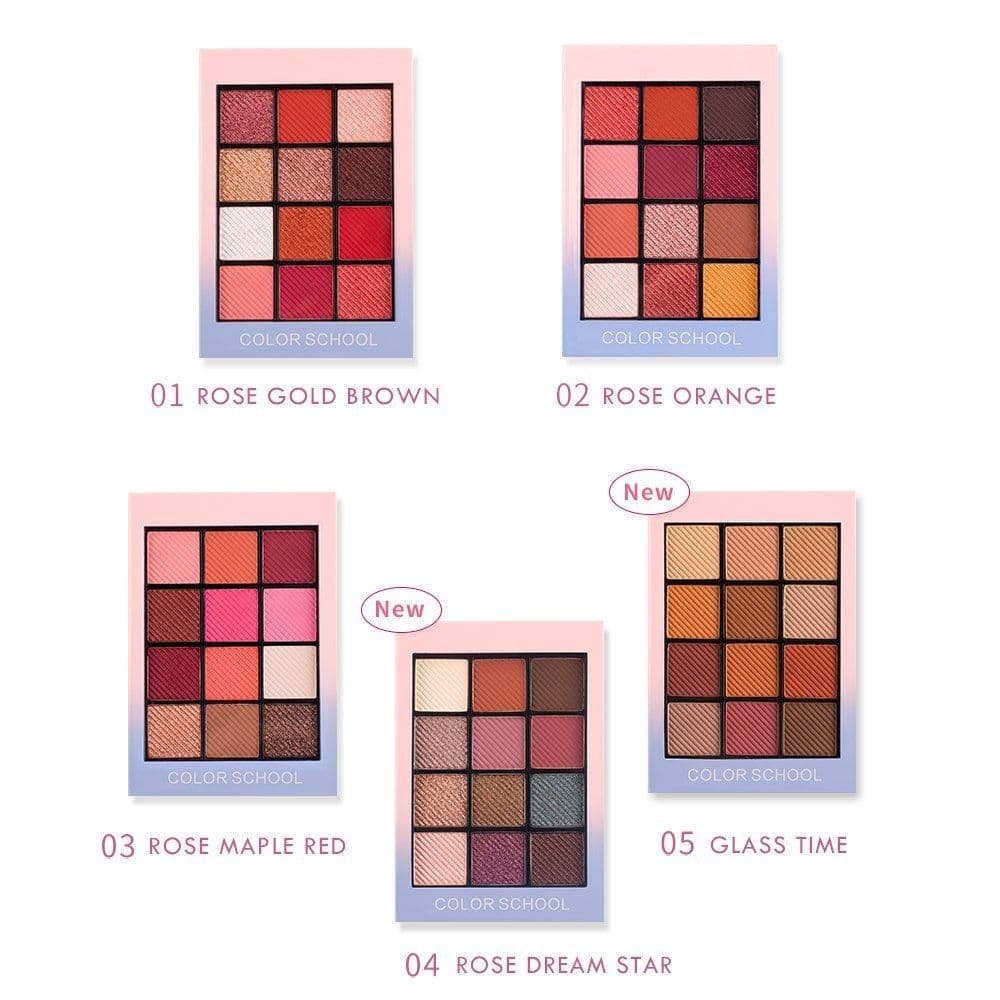 image-HOLD LIVE 12 Full Colors Matte Eye Shadow Palette Pigment Glitter Eyeshadow Palettes Nude Shadows Cosmetics Korean Makeup Eyes