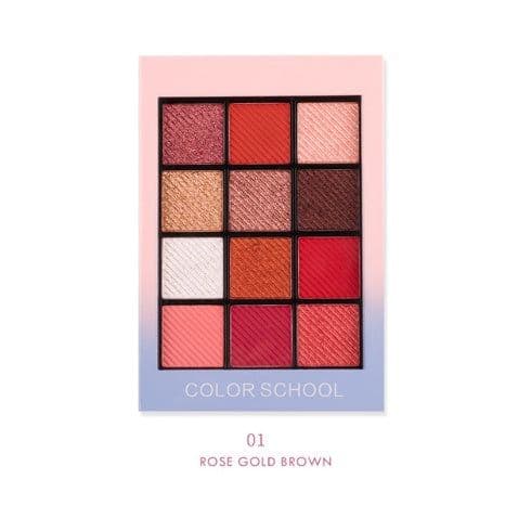 image-HOLD LIVE 12 Full Colors Matte Eye Shadow Palette Pigment Glitter Eyeshadow Palettes Nude Shadows Cosmetics Korean Makeup Eyes
