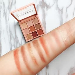 image-Eyeshadow plate nine colors bean paste earth pumpkin matte pearlescent nude makeup lazy beginner girl