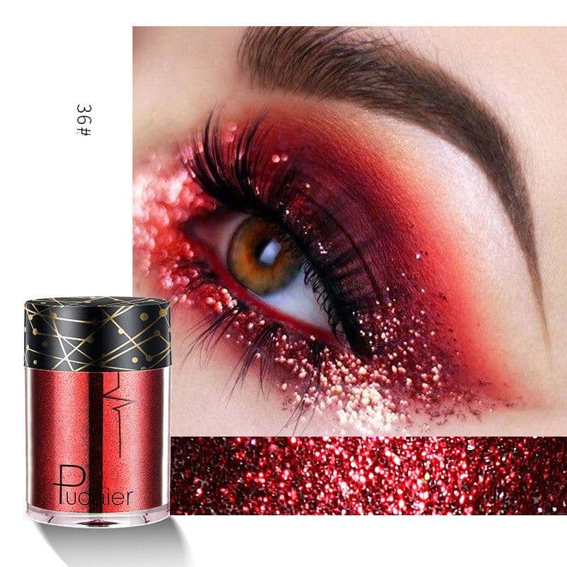 image-Pudaier 3.5G Makeup Eye Shadow Shimmer Glitter Eye Shadow Powder profissional Matte Eyeshadow Cosmetic paleta de sombra