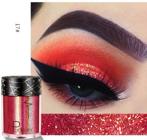 image-Pudaier 3.5G Makeup Eye Shadow Shimmer Glitter Eye Shadow Powder profissional Matte Eyeshadow Cosmetic paleta de sombra
