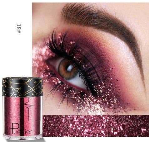 image-Pudaier 3.5G Makeup Eye Shadow Shimmer Glitter Eye Shadow Powder profissional Matte Eyeshadow Cosmetic paleta de sombra