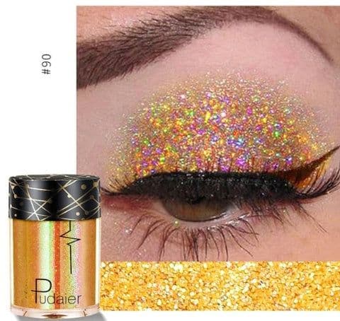image-Pudaier 3.5G Makeup Eye Shadow Shimmer Glitter Eye Shadow Powder profissional Matte Eyeshadow Cosmetic paleta de sombra