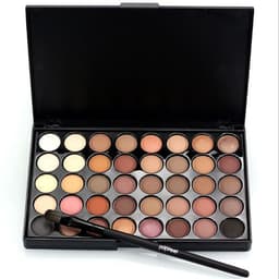 image-Palette Matte Eyeshadow Pallete Glitter Powder Eye Shadow Earth Shadow Brush Set