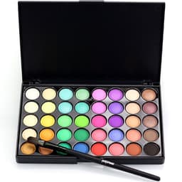 image-Palette Matte Eyeshadow Pallete Glitter Powder Eye Shadow Earth Shadow Brush Set