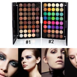 image-Palette Matte Eyeshadow Pallete Glitter Powder Eye Shadow Earth Shadow Brush Set