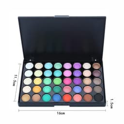 image-Palette Matte Eyeshadow Pallete Glitter Powder Eye Shadow Earth Shadow Brush Set