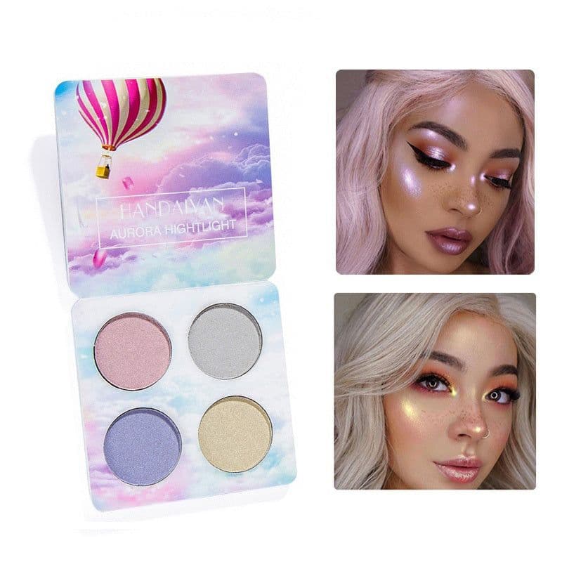 image-Palette Matte Eyeshadow Pallete Glitter Powder Eye Shadow Earth Shadow Brush Set