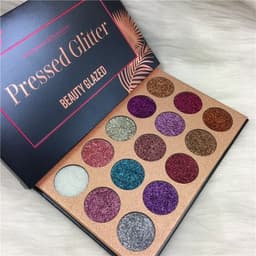 image-Beauty glazed 15 color sequins eye shadow