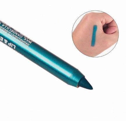 image-Wine Red Green Blue Purple Silver Eyeliner Eye And Eye Multi-use Eye Shadow Lipstick Eyebrow Pencil