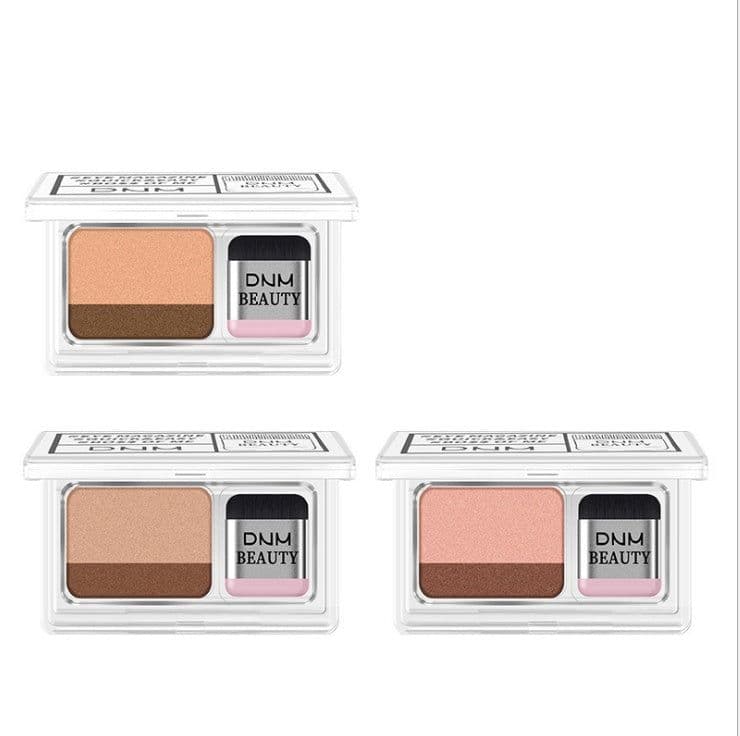 image-Double Color Lazy Double Layer Shadow Eyeshadow Makeup Palette Pigment Waterproof Shimmer Eye Makeup Cosmetics