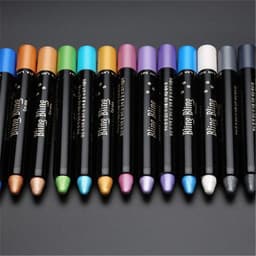 image-Pearlescent Silkworm Eyeshadow Pen Lasting Waterproof And Not Blooming Shiny Pearlescent Gel Pen 15 Color Eye Shadow Pen