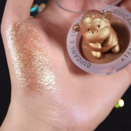 image-Glitter Highlighter Holographic Makeup Cute Animals Palette Shimmer and Shine Bronzer Highlight Eyeshadow Cosmetics Illuminatorl